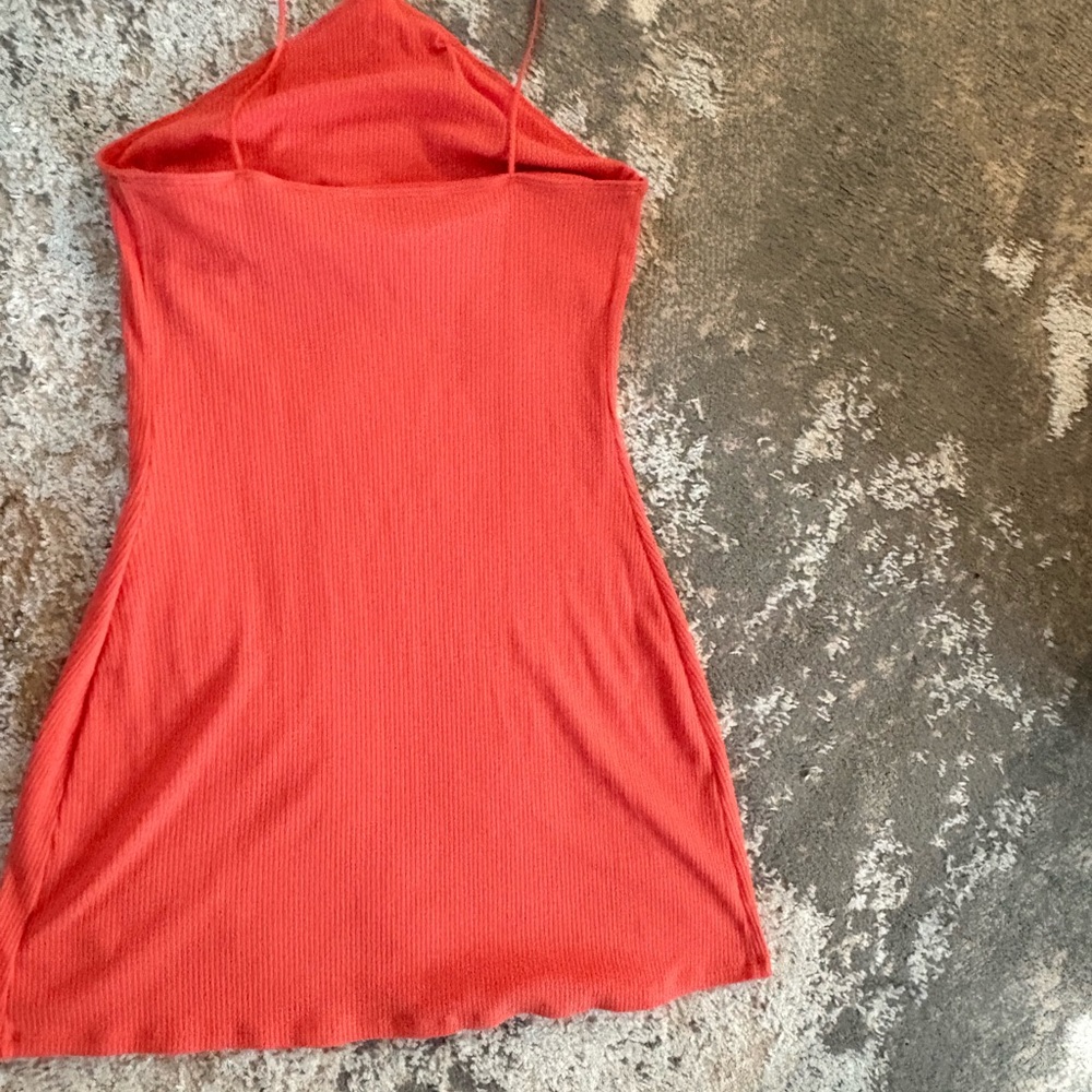 American Eagle Outfitters Orange Mini Dress